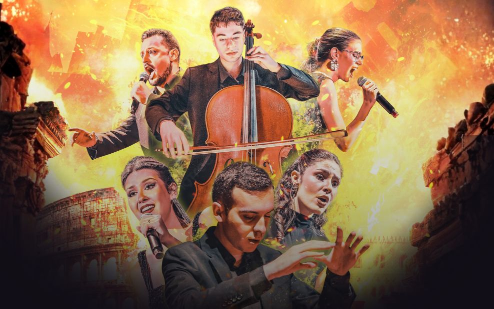 Concierto velas fondo