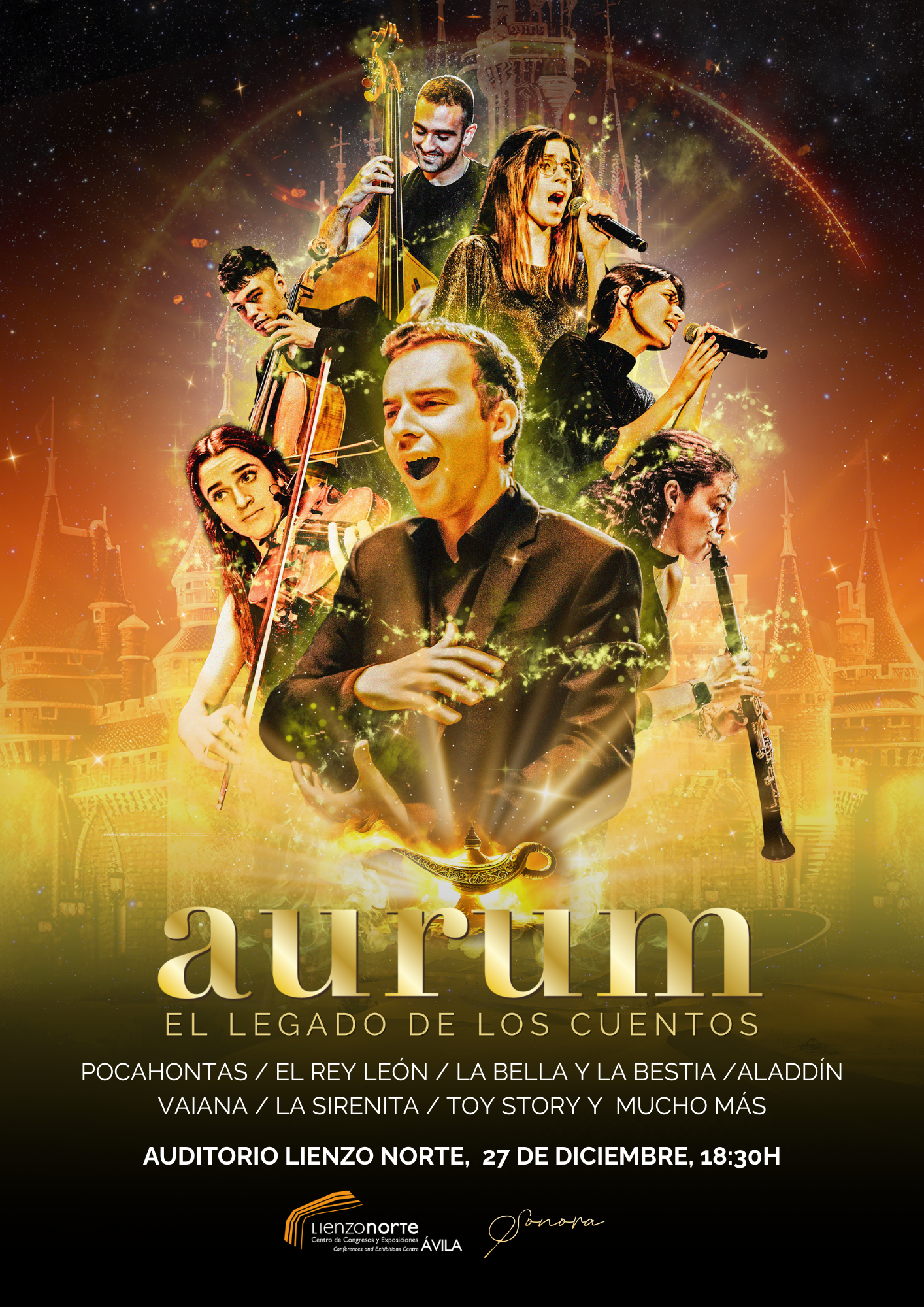 Cartel Aurum El Legado de los Cuentos Ávila