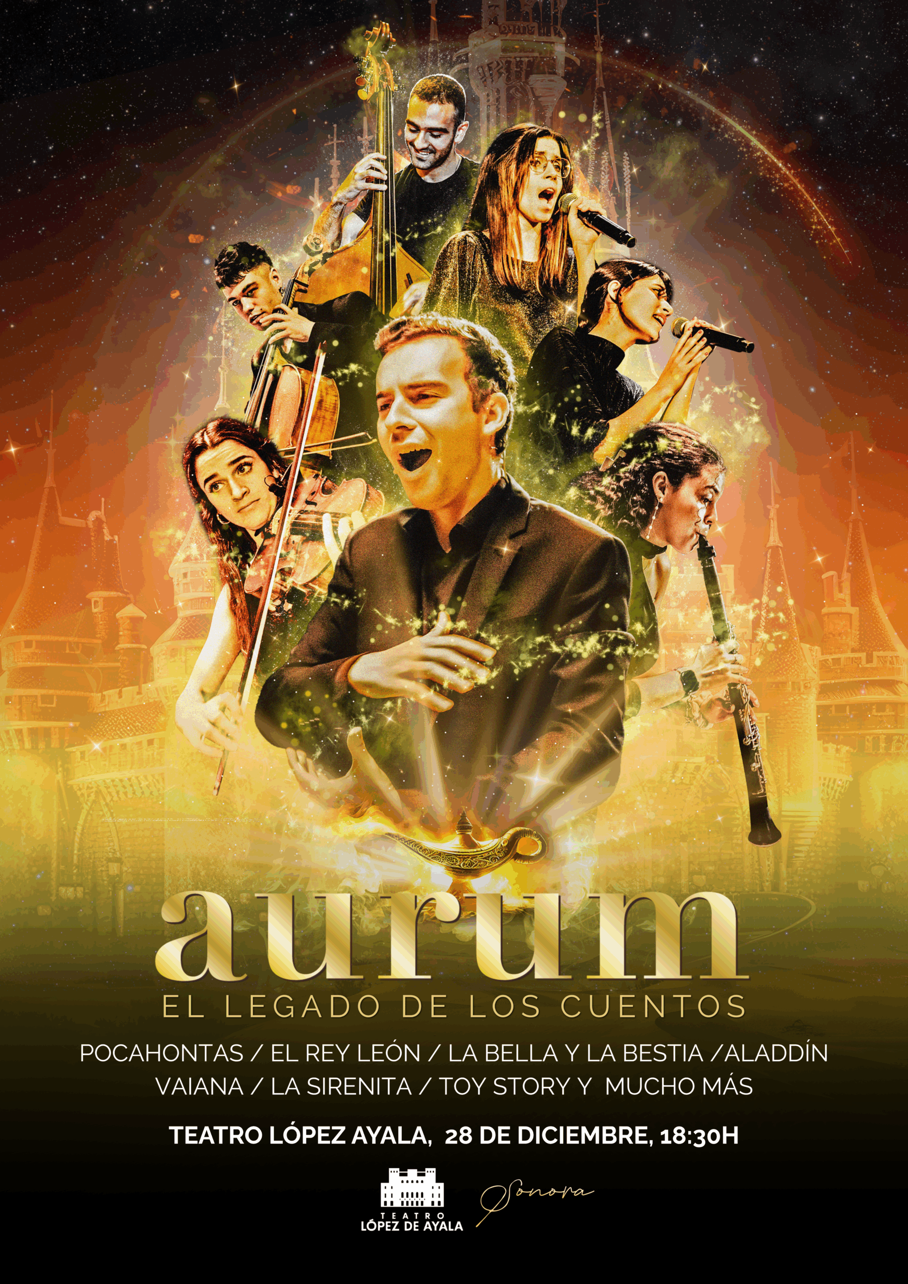 Cartel Aurum El Legado de los Cuentos Salamanca