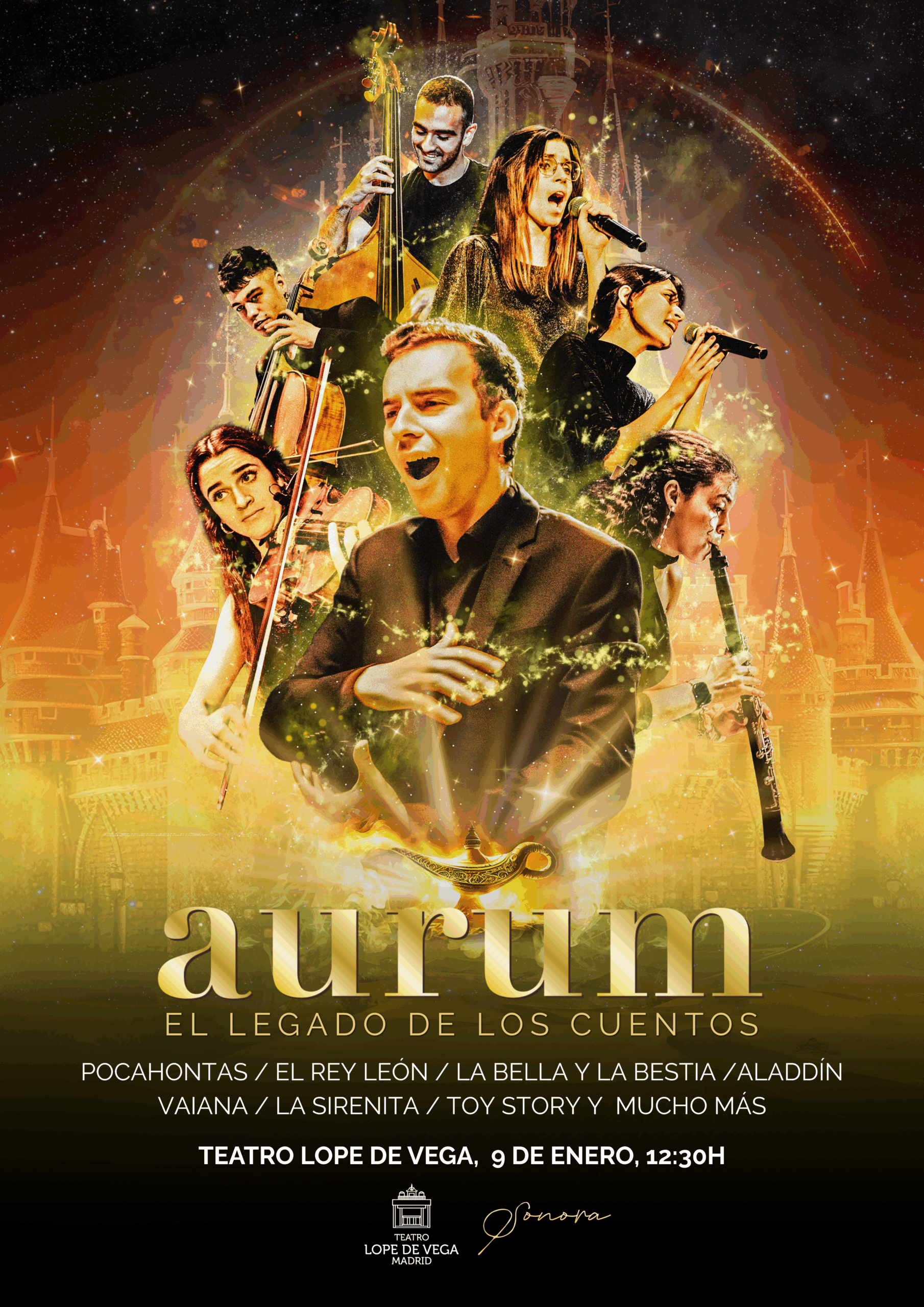 Cartel Aurum El Legado de los Cuentos Salamanca